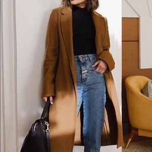 Zara outerwear coat- XL (Camel colour)